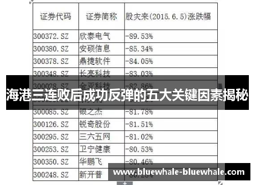 海港三连败后成功反弹的五大关键因素揭秘